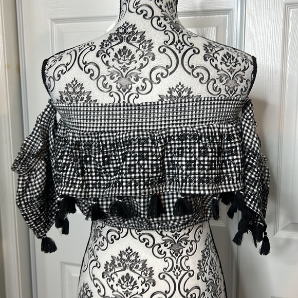 American Eagle Top Tube Stretchy Tassels XS - Picture 5 of 7